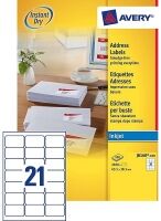 Avery J8160-100 address labels 63.5 x 38.1 mm (2100 labels)