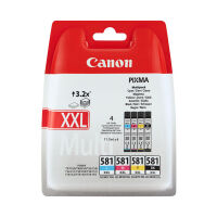 Canon CLI-581XXL BK/C/M/Y ink cartridge 4-pack (original Canon)