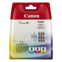 Canon CLI-8 Canon CLI-8 C/M/Y ink cartridge 3-pack (original)
