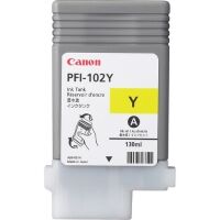 Canon PFI-102Y yellow ink cartridge (original Canon)