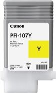 Canon PFI-107Y yellow ink cartridge (original Canon)