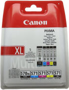 Canon PGI-570PGBK XL / CLI-571 BK/C/M/Y ink cartridge 5-pack (original Canon)