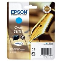 Epson 16XL (T1632) high capacity cyan ink cartridge (original Epson)