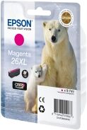 Epson 26XL (T2633) high capacity magenta ink cartridge (original Epson)