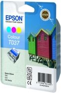 Epson T037 colour ink cartridge (original Epson)