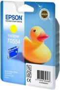 Epson T0554 yellow ink cartridge (original Epson)