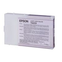 Epson T6059 standard capacity light light black ink cartridge (original)