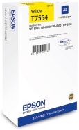 Epson T7554 high capacity yellow ink cartridge (original)