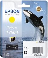 Epson T7604 yellow ink cartridge (original Epson)