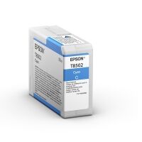 Epson T8502 cyan ink cartridge (original Epson)