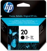 HP 20 (C6614D/DE) black ink cartridge (original HP)