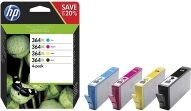 HP 364XL (N9J74AE) BK/C/M/Y cartridge 4-pack (original HP)