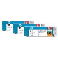 HP 91 (C9482A) light grey ink cartridge 3-pack (original HP)