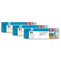 HP 91 (C9485A) yellow ink cartridge 3-pack (original HP)