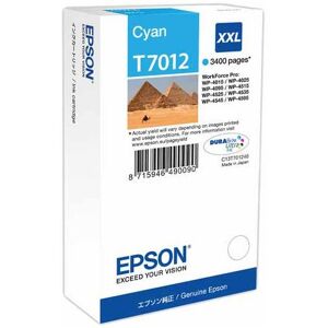 originale epson t7012xxl ciano c13t70124010 per epson workforcepro 4015dn,4515dn,4525dnf capacita 3400 pagine