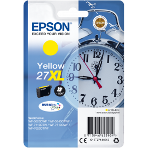 originale epson t2714xl gialla c13t27144012 cartuccia per epson wf3620 wf3640 wf7110 wf7610 wf7620 27xl 10,4ml 1.100 pagine