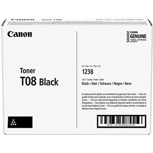 canon t08 nero 3010c006 toner originale per canon i-sensys x 1238i,1238p,1238pr capacita 11.000 pagine