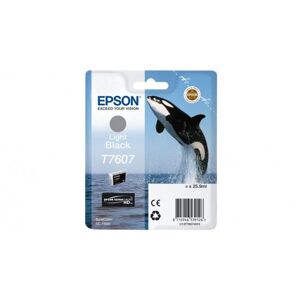 epson t7607 light nero c13t76074010 cartuccia originale orca per epson surecolor sc-p600 capacitÃ  25.9ml