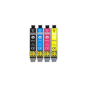 Cartuccia Compatibile per Epson T603XL per Epson Expression Home XP-2100 Nero ML13 Colore ML 12 , Nero T603XB