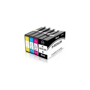 Cartuccia Compatibile per HP 953XL Nero Pagine 2000 HP 953XL Colore Pagine 1600, HP 953xl L0S70AE Nero Pagine 2000