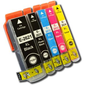 Cartuccia Compatibile per Epson C13T26214010 C13T2631 C13T2632 C13T2633 C13T2634 Epson 26XL , C13T2621 Nero 15ml