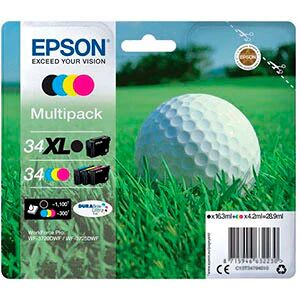 Epson Golf ball T3479 cartuccia d'inchiostro 1 pz Originale Nero, Ciano, Magenta, Giallo