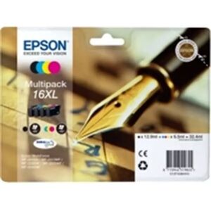 Epson 4 Cartucce originali  serie T16XL