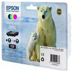 Epson 4 Cartucce originali  serie 26 XL