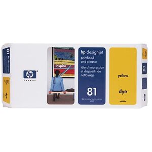 HP Originale Cartuccia Hewlett Packard 81 giallo  C4953A