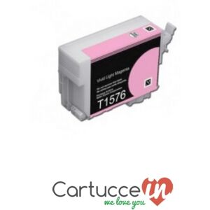 CartucceIn Cartuccia compatibile Epson C13T15764010 / T1576 Tartaruga magenta chiaro