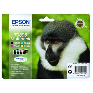 Epson Multipack 4 Cartucce Inchiostro T0895-nero, Ciano, Magenta, Giallo