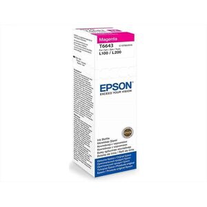 Epson T6643 Magenta Ink Bottle 70ml-magenta