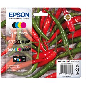 Epson Ink Serie Peperoncino Multipack 604 Xl/std-nero/ciano/magenta/giallo