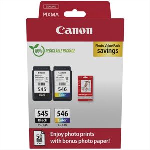 Canon Pg-545 + Cl-546 + Carta Fotografica Lucida-multi