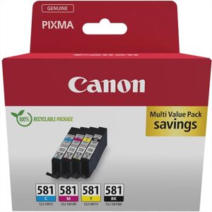 Canon Kit Cartucce Cli-581 C/m/y/bk Multi Sec-nero E Colori