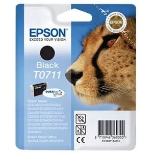 Cartuccia originale Epson C13T07114011 T0711 Ghepardo NERO