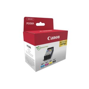 Canon 2103C007 cartuccia d'inchiostro 4 pz Originale Nero, Ciano, Magenta, Giallo (2103C007)