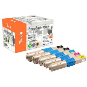 Peach 112229 cartuccia toner 5 pz Compatibile Nero, Ciano, Magenta, Giallo (0F112229)