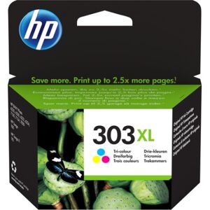HP 303XL High Yield Tri-color Original Ink Cartridge cartuccia d'inchiostro 1 pz Resa elevata (XL) Ciano, Magenta, Gia (T6N03AE)
