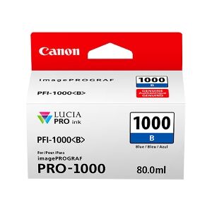 Canon Cartuccia D'Inchiostro Blu Pfi-1000B 0555C001 4875 Copie 80Ml Originale