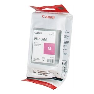 Canon Cartuccia D'Inchiostro Magenta Pfi-106M 6623B001 130Ml Originale