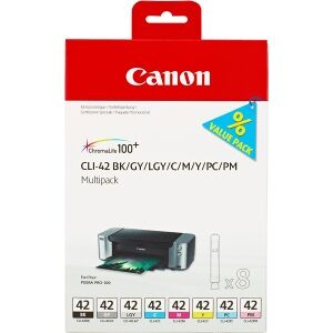 Canon Multipack Nero / Ciano / Magenta / Giallo / Grigio / Ciano (Chiaro) / Magenta (Chiar Originale