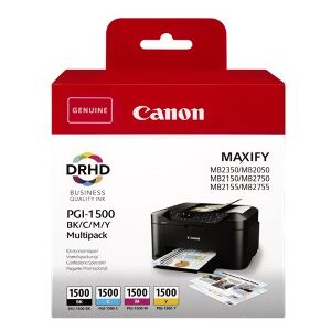 Canon Multipack Nero / Ciano / Magenta / Giallo Pgi-1500 9218B005 Originale