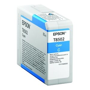 Epson Cartuccia D'Inchiostro Ciano C13T850200 T8502 80Ml Originale