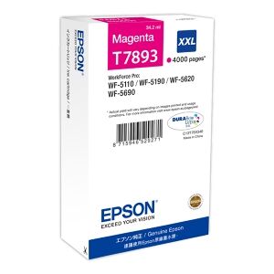 Epson Cartuccia D'Inchiostro Magenta C13T789340 T7893 Xxl 4000 Copie 34,2Ml Xxl Originale