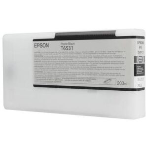 Epson Cartuccia D'Inchiostro Nero (Foto) C13T653100 T6531 200Ml Originale