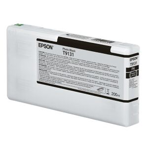 Epson Cartuccia D'Inchiostro Nero (Foto) C13T913100 T9131 200Ml Originale