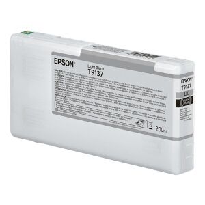 Epson Cartuccia D'Inchiostro Lightblack C13T913700 T9137 200Ml Originale