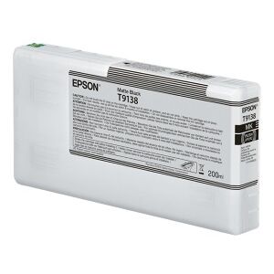 Epson Cartuccia D'Inchiostro Nero (Opaco) C13T913800 T9138 200Ml Ultrachromeâ® Hdr Originale