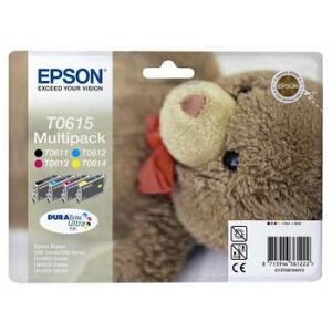 Epson Multipack Nero / Ciano / Magenta / Giallo C13T06154010 T0615 4 Cartucce: T0611 + T06 Originale